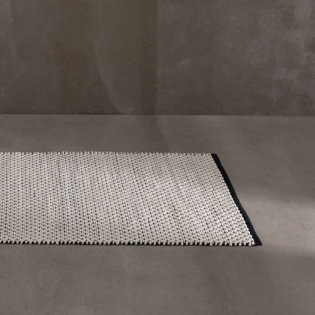 Tapijt Wit Zwart 80 x 150 x 1 cm